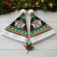 Saint Kitts And Nevis Christmas Santa Hat Coat Of Arms Xmas Vibe - Wonder Print Shop