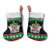 Saint Kitts And Nevis Christmas Stocking Coat Of Arms Xmas Vibe - Wonder Print Shop