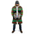 Saint Kitts And Nevis Christmas Cloak Coat Of Arms Xmas Vibe - Wonder Print Shop