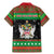 Saint Kitts And Nevis Christmas Family Matching Mermaid Dress and Hawaiian Shirt Coat Of Arms Xmas Vibe - Wonder Print Shop