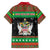Saint Kitts And Nevis Christmas Family Matching Off The Shoulder Long Sleeve Dress and Hawaiian Shirt Coat Of Arms Xmas Vibe - Wonder Print Shop