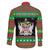 Saint Kitts And Nevis Christmas Family Matching Off The Shoulder Long Sleeve Dress and Hawaiian Shirt Coat Of Arms Xmas Vibe - Wonder Print Shop