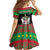 Saint Kitts And Nevis Christmas Family Matching Off Shoulder Maxi Dress and Hawaiian Shirt Coat Of Arms Xmas Vibe - Wonder Print Shop
