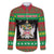 Saint Kitts And Nevis Christmas Family Matching Off Shoulder Maxi Dress and Hawaiian Shirt Coat Of Arms Xmas Vibe - Wonder Print Shop
