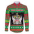 Saint Kitts And Nevis Christmas Family Matching Puletasi and Hawaiian Shirt Coat Of Arms Xmas Vibe - Wonder Print Shop