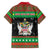 Saint Kitts And Nevis Christmas Family Matching Short Sleeve Bodycon Dress and Hawaiian Shirt Coat Of Arms Xmas Vibe - Wonder Print Shop