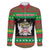 Saint Kitts And Nevis Christmas Family Matching Short Sleeve Bodycon Dress and Hawaiian Shirt Coat Of Arms Xmas Vibe - Wonder Print Shop