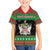 Saint Kitts And Nevis Christmas Kid Hawaiian Shirt Coat Of Arms Xmas Vibe - Wonder Print Shop