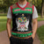 Saint Kitts And Nevis Christmas Knitted V-Neck Vest Coat Of Arms Xmas Vibe - Wonder Print Shop