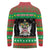 Saint Kitts And Nevis Christmas Long Sleeve Polo Shirt Coat Of Arms Xmas Vibe - Wonder Print Shop