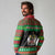Saint Kitts And Nevis Christmas Long Sleeve Polo Shirt Coat Of Arms Xmas Vibe - Wonder Print Shop