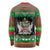 Saint Kitts And Nevis Christmas Long Sleeve Shirt Coat Of Arms Xmas Vibe - Wonder Print Shop