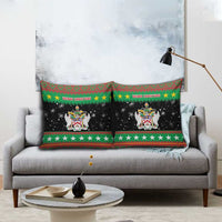 Saint Kitts And Nevis Christmas Pillow Cover Coat Of Arms Xmas Vibe - Wonder Print Shop