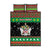 Saint Kitts And Nevis Christmas Quilt Bed Set Coat Of Arms Xmas Vibe - Wonder Print Shop