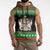 Saint Kitts And Nevis Christmas Sleeveless Hoodie Coat Of Arms Xmas Vibe - Wonder Print Shop
