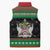 Saint Kitts And Nevis Christmas Sleeveless Puffer Jacket Coat Of Arms Xmas Vibe - Wonder Print Shop