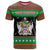 Saint Kitts And Nevis Christmas T Shirt Coat Of Arms Xmas Vibe - Wonder Print Shop