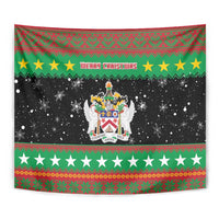 Saint Kitts And Nevis Christmas Tapestry Coat Of Arms Xmas Vibe - Wonder Print Shop