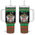 Saint Kitts And Nevis Christmas Tumbler With Handle Coat Of Arms Xmas Vibe - Wonder Print Shop
