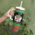 Saint Kitts And Nevis Christmas Tumbler With Handle Coat Of Arms Xmas Vibe - Wonder Print Shop