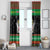 Saint Kitts And Nevis Christmas Window Curtain Coat Of Arms Xmas Vibe - Wonder Print Shop