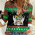 Saint Kitts And Nevis Christmas Women Casual Shirt Coat Of Arms Xmas Vibe - Wonder Print Shop