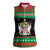 Saint Kitts And Nevis Christmas Women Sleeveless Polo Shirt Coat Of Arms Xmas Vibe - Wonder Print Shop