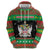 Saint Kitts And Nevis Christmas Zip Hoodie Coat Of Arms Xmas Vibe - Wonder Print Shop