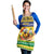 Saint Vincent And The Grenadines Christmas Apron Santa Vincent Parrot With Coat Of Arms - Wonder Print Shop