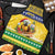 Saint Vincent And The Grenadines Christmas Apron Santa Vincent Parrot With Coat Of Arms - Wonder Print Shop