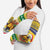 Saint Vincent And The Grenadines Christmas Arm Sleeves Santa Vincent Parrot With Coat Of Arms - Wonder Print Shop