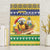 Saint Vincent And The Grenadines Christmas Canvas Wall Art Santa Vincent Parrot With Coat Of Arms - Wonder Print Shop