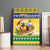 Saint Vincent And The Grenadines Christmas Canvas Wall Art Santa Vincent Parrot With Coat Of Arms - Wonder Print Shop