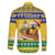Saint Vincent And The Grenadines Christmas Family Matching Summer Maxi Dress and Hawaiian Shirt Santa Vincent Parrot With Coat Of Arms - Wonder Print Shop