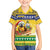 Saint Vincent And The Grenadines Christmas Family Matching Summer Maxi Dress and Hawaiian Shirt Santa Vincent Parrot With Coat Of Arms - Wonder Print Shop