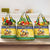 Saint Vincent And The Grenadines Christmas Grocery Bag Santa Vincent Parrot With Coat Of Arms - Wonder Print Shop