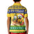 Saint Vincent And The Grenadines Christmas Kid Polo Shirt Santa Vincent Parrot With Coat Of Arms - Wonder Print Shop