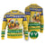 Saint Vincent And The Grenadines Christmas Ugly Christmas Sweater Santa Vincent Parrot With Coat Of Arms - Wonder Print Shop