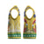 Saint Vincent And The Grenadines Christmas Knitted V-Neck Vest Santa Vincent Parrot With Coat Of Arms - Wonder Print Shop