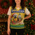 Saint Vincent And The Grenadines Christmas Knitted V-Neck Vest Santa Vincent Parrot With Coat Of Arms - Wonder Print Shop