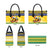 Saint Vincent And The Grenadines Christmas Leather Bag Santa Vincent Parrot With Coat Of Arms - Wonder Print Shop