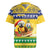 Saint Vincent And The Grenadines Christmas Rugby Jersey Santa Vincent Parrot With Coat Of Arms - Wonder Print Shop