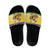 Saint Vincent And The Grenadines Christmas Slide Sandals Santa Vincent Parrot With Coat Of Arms - Wonder Print Shop