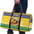 Saint Vincent And The Grenadines Christmas Travel Bag Santa Vincent Parrot With Coat Of Arms - Wonder Print Shop