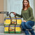 Saint Vincent And The Grenadines Christmas Travel Bag Santa Vincent Parrot With Coat Of Arms - Wonder Print Shop
