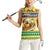 Saint Vincent And The Grenadines Christmas Women Sleeveless Polo Shirt Santa Vincent Parrot With Coat Of Arms - Wonder Print Shop