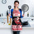 Trinidad And Tobago Christmas Apron Funny Santa Riding Scarlet Ibis - Wonder Print Shop