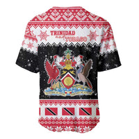 Trinidad And Tobago Christmas Baseball Jersey Funny Santa Riding Scarlet Ibis - Wonder Print Shop
