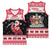 Trinidad And Tobago Christmas Basketball Jersey Funny Santa Riding Scarlet Ibis - Wonder Print Shop