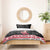 Trinidad And Tobago Christmas Bedding Set Funny Santa Riding Scarlet Ibis - Wonder Print Shop